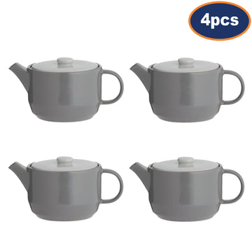 4Pcs Typhoon Cafe Concept 1L Dark Grey Teapot