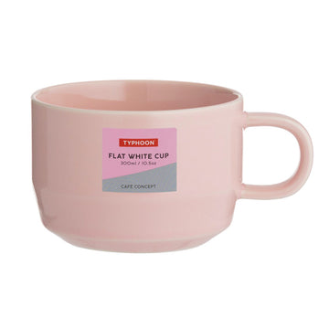 Typhoon Cafe Concept 300ml Pink Flat White Cup