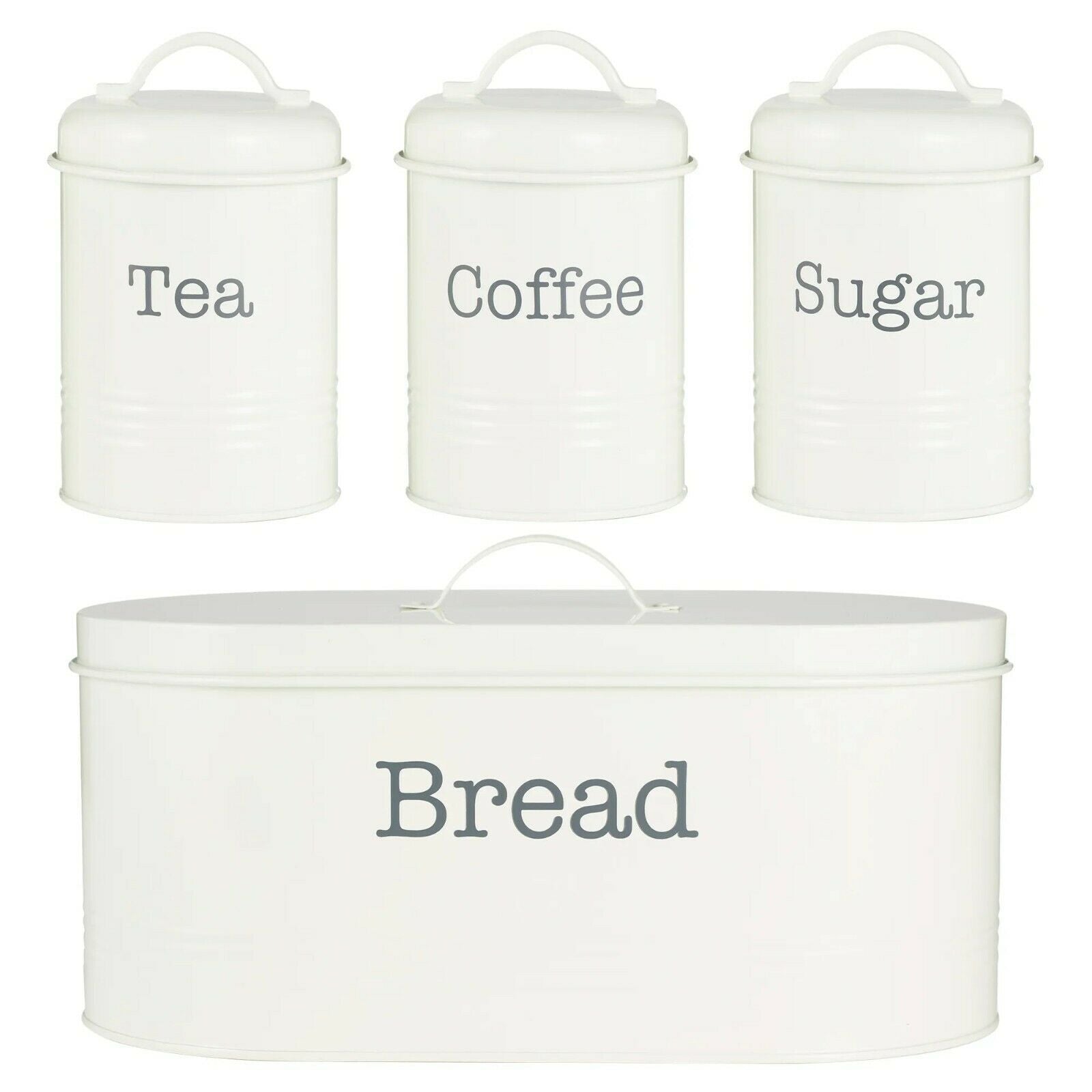 Typhoon Colonna Cream Canisters & Bread Bin Crock Set