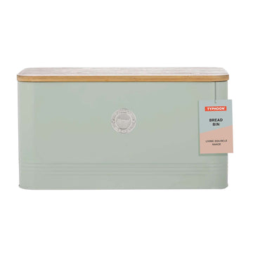 Typhoon 9L Tin Wooden Lid Bread Bin