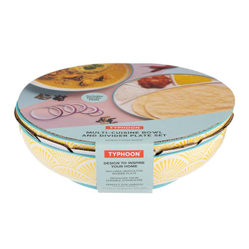 Multi-Cuisine 23cm Bowl & Divider Plate