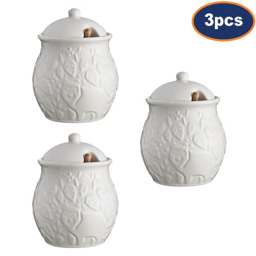 3Pcs 16oz In The Forest Honey Syrup Pot & Drizzler