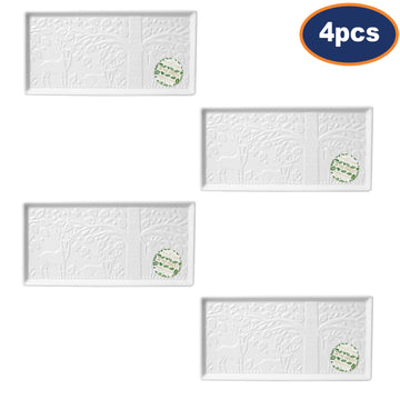 4Pcs Mason Cash In The Forest Food Serving Tray