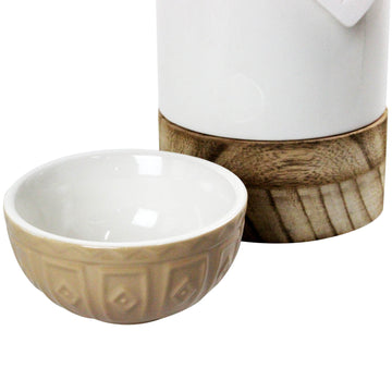 Mason Cash Set of 4 Cane And Cream Food Bowl