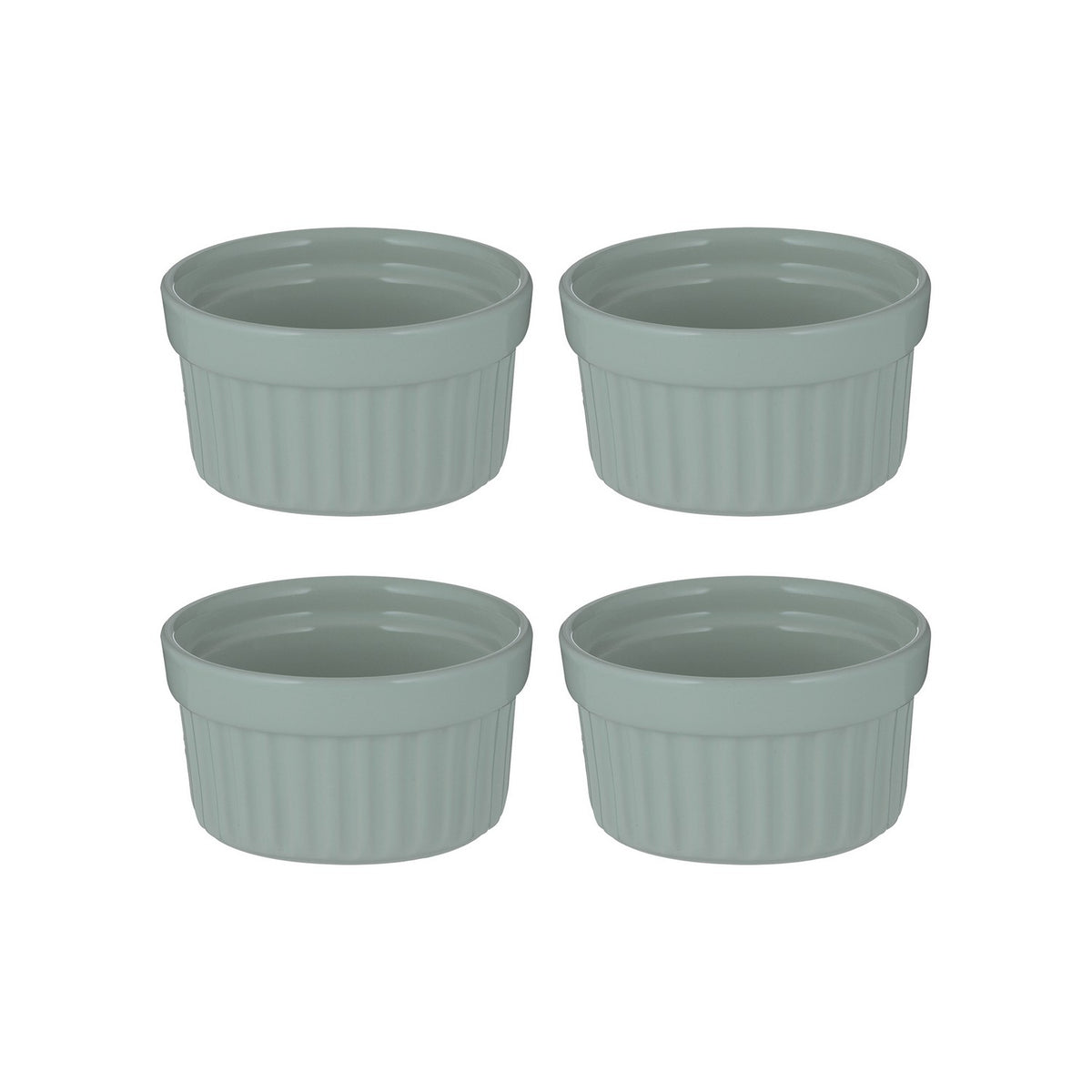 Mason Cash Classic Collection Set of 4 Light Green Ramekins