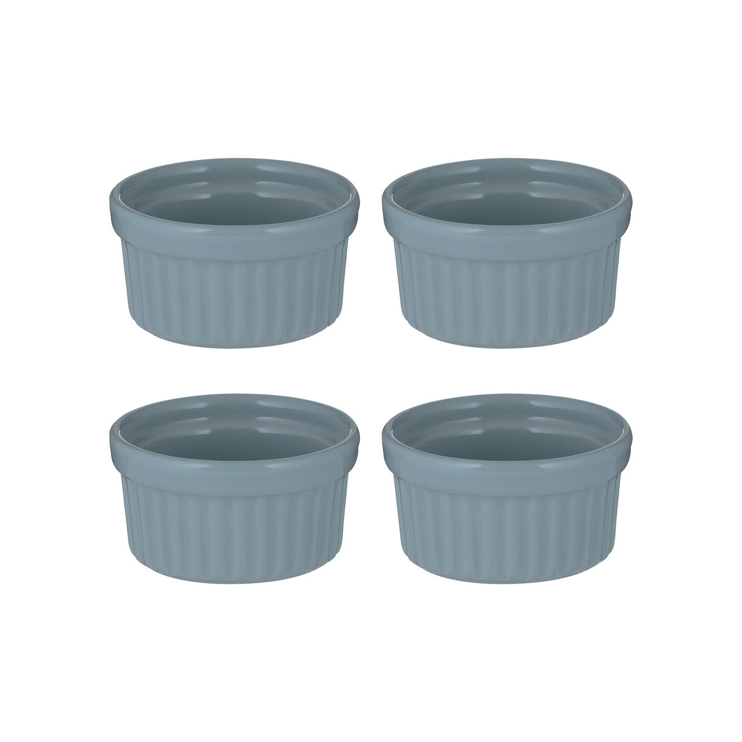 Mason Cash Classic Collection Set of 4 Light Blue Ramekins