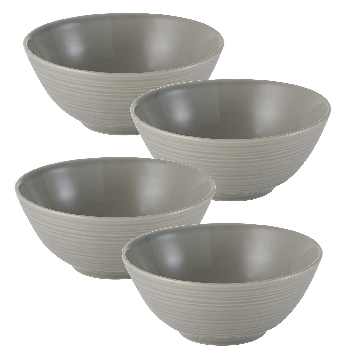 4pcs Mason Cash William Mason Grey Bowl