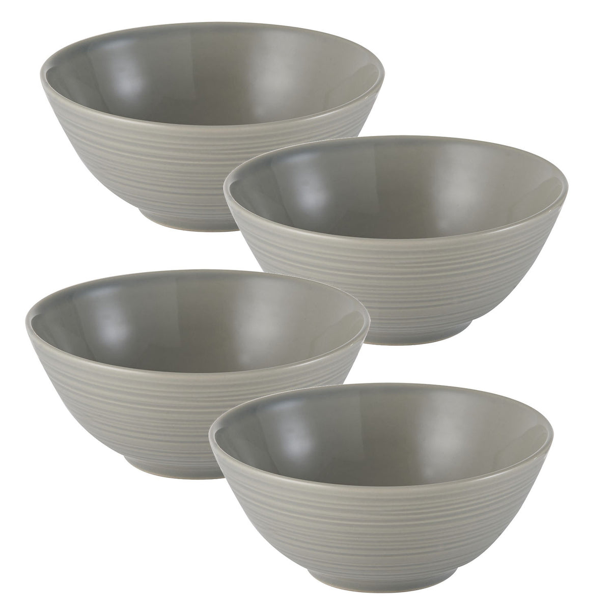 4pcs Mason Cash William Mason Grey Bowl