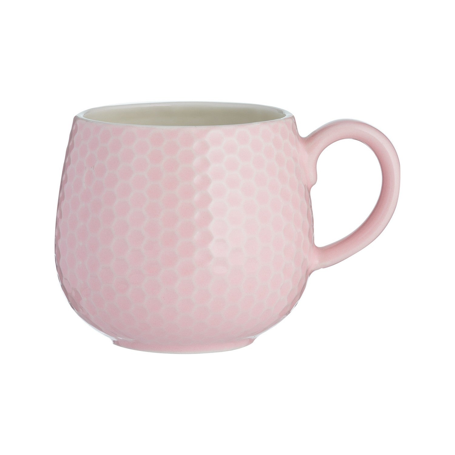 Mason Cash Embossed Honeycomb Pink Mug