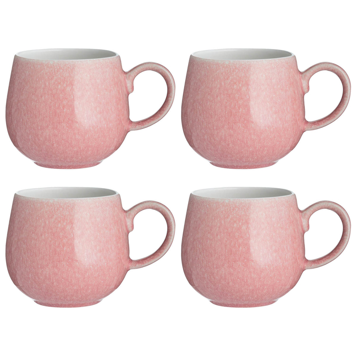 4Pcs Mason Cash Reactive Glaze Coral Mug