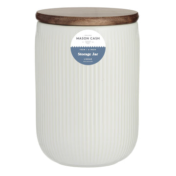 Mason Cash Linear White Storage Jar