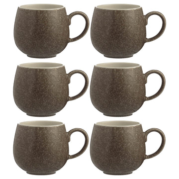 6Pcs Mason Cash Reactive Charcoal Mugs