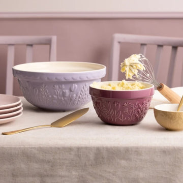 Mason Cash Purple Earthenware Pudding Basin