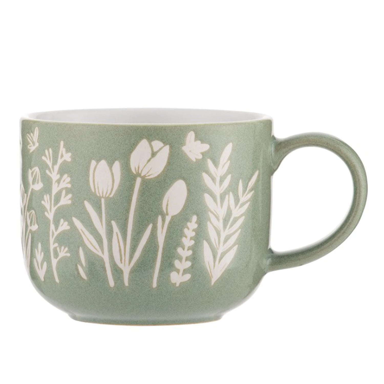 Mason Cash 400ml Green Stoneware Coffee Mug