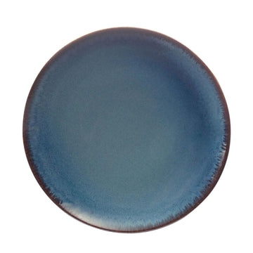 Blue Reactive Glazed 26.5cm Stoneware Dinner Plate