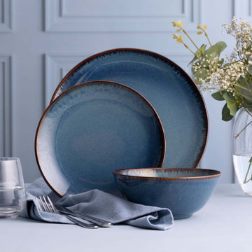 Blue Reactive Glazed 20.5cm Stoneware Side Plate