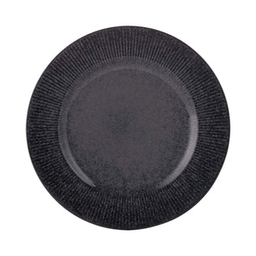 Mason Cash 26cm Black Stoneware Reactive Glaze Dinner Plate