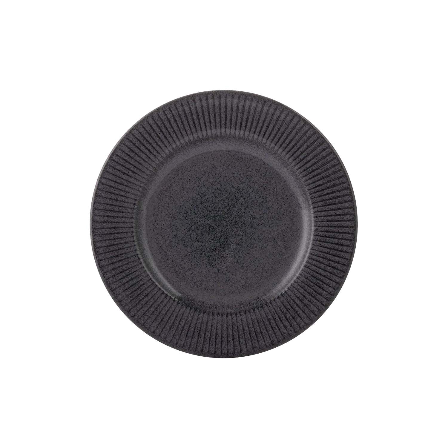 Mason Cash 20.3cm Black Stoneware Reactive Glaze Side Plate