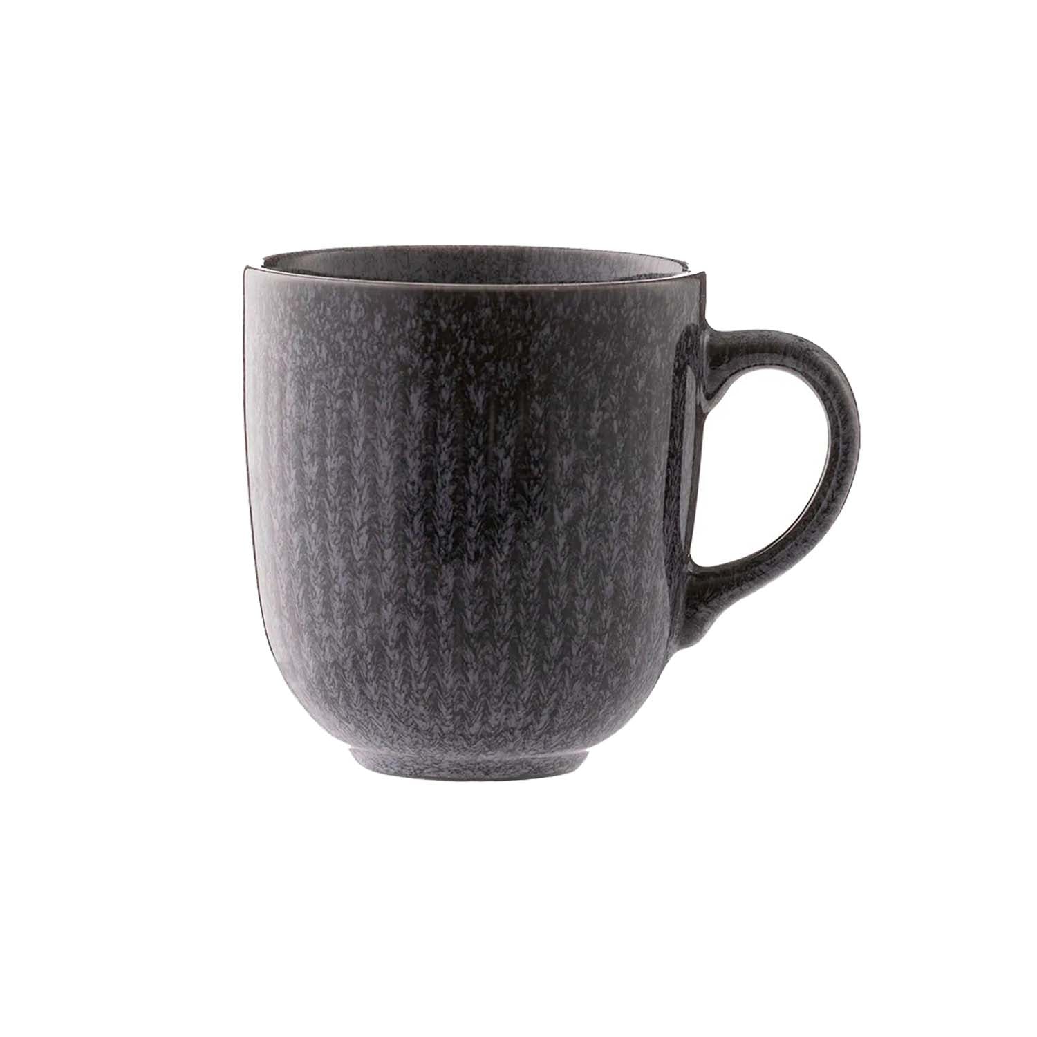 Mason Cash 400ml Black Stoneware Reactive Glaze Mug