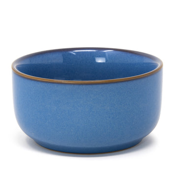 4Pcs 9cm Souffle Dishes Reactive Glaze Blue Ramekin