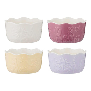 4Pcs Mason Cash In the Meadows Ramekins Set