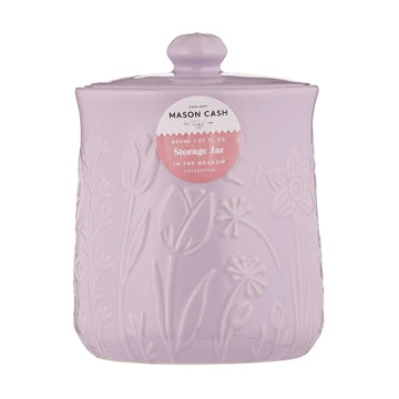 Airtight Lid In The Meadow Floral Embossed 800ml Storage Jar