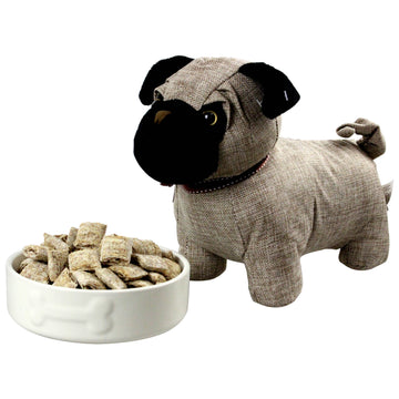 2Pcs Mason Cash 15cm Cream Stoneware Pet Feeding Bowl