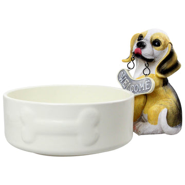 Mason Cash 20cm Cream Stoneware Pet Feeding Bowl