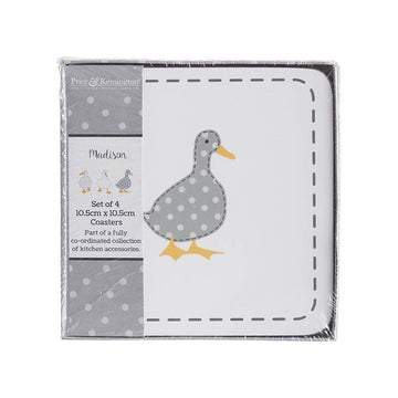 Pack of 4 Price & Kensington Madison Cork Table Coasters