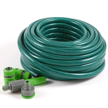 30M Reinforced Garden Hose Pipe Tube With Set Spray