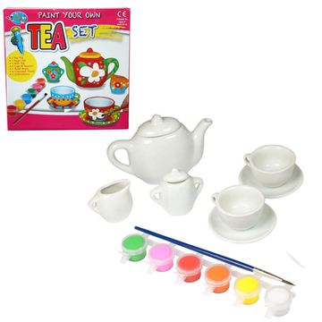 Kids Arts Crafts Paint Your Own Ceramic Cup Mug Tea Set
