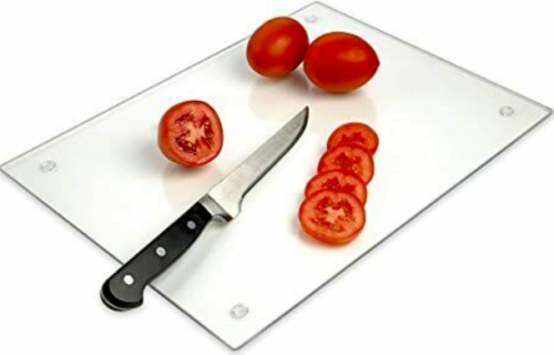 40x30cm Clear Glass Chopping Cutting Board