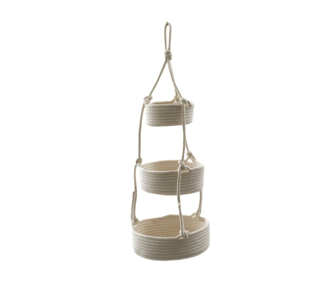 3 Tier Rope Hanging Baskets