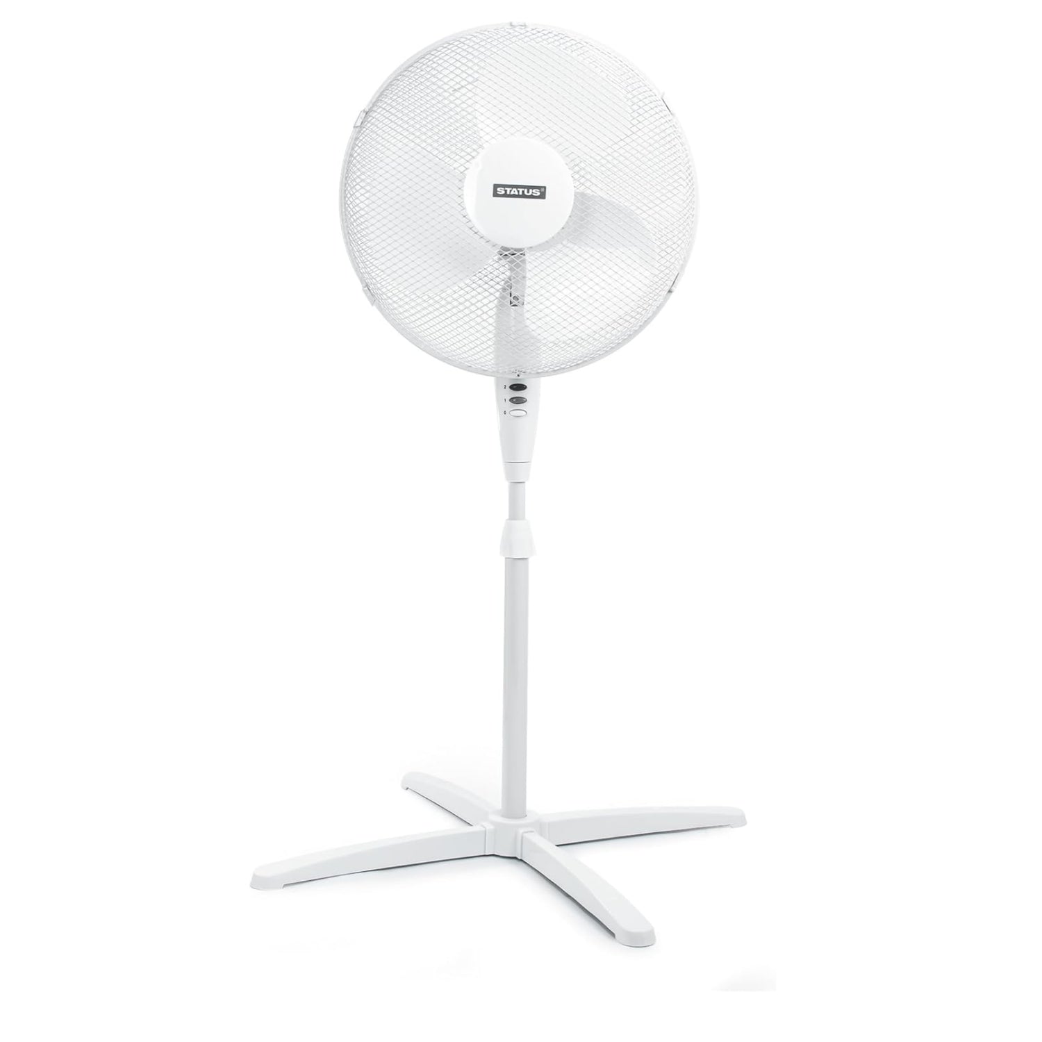 3 Speed 16 Inch White Stand Fan
