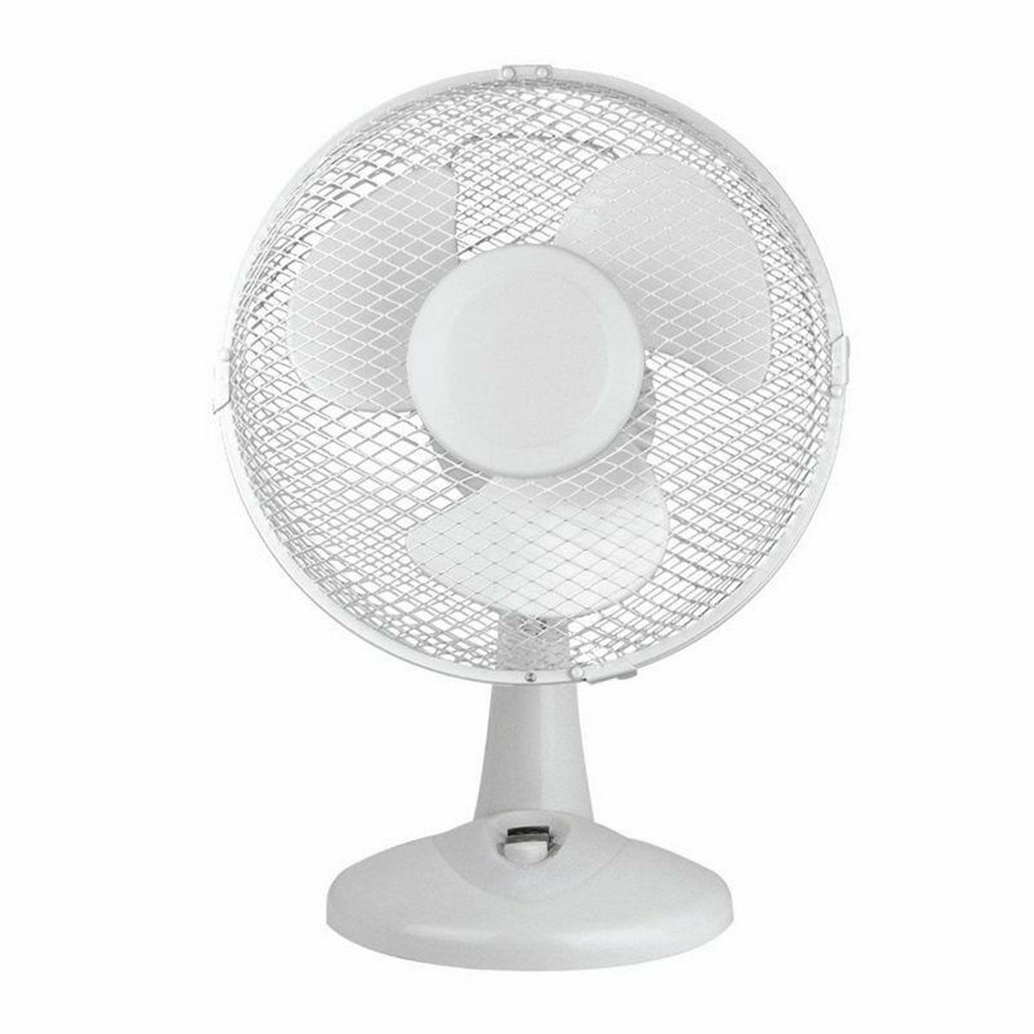 2 Speed 9 Inch White Desk Fan