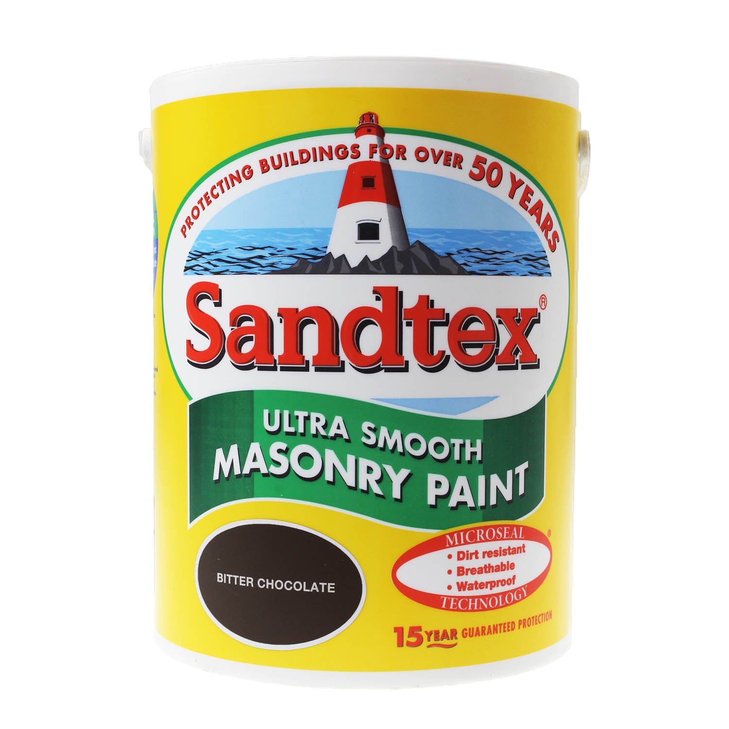 Sandtex Ultra Smooth Masonry Paint - 5L Bitter Chocolate