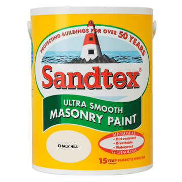 Sandtex Ultra Smooth Masonry Paint - 5L Chalk Hill
