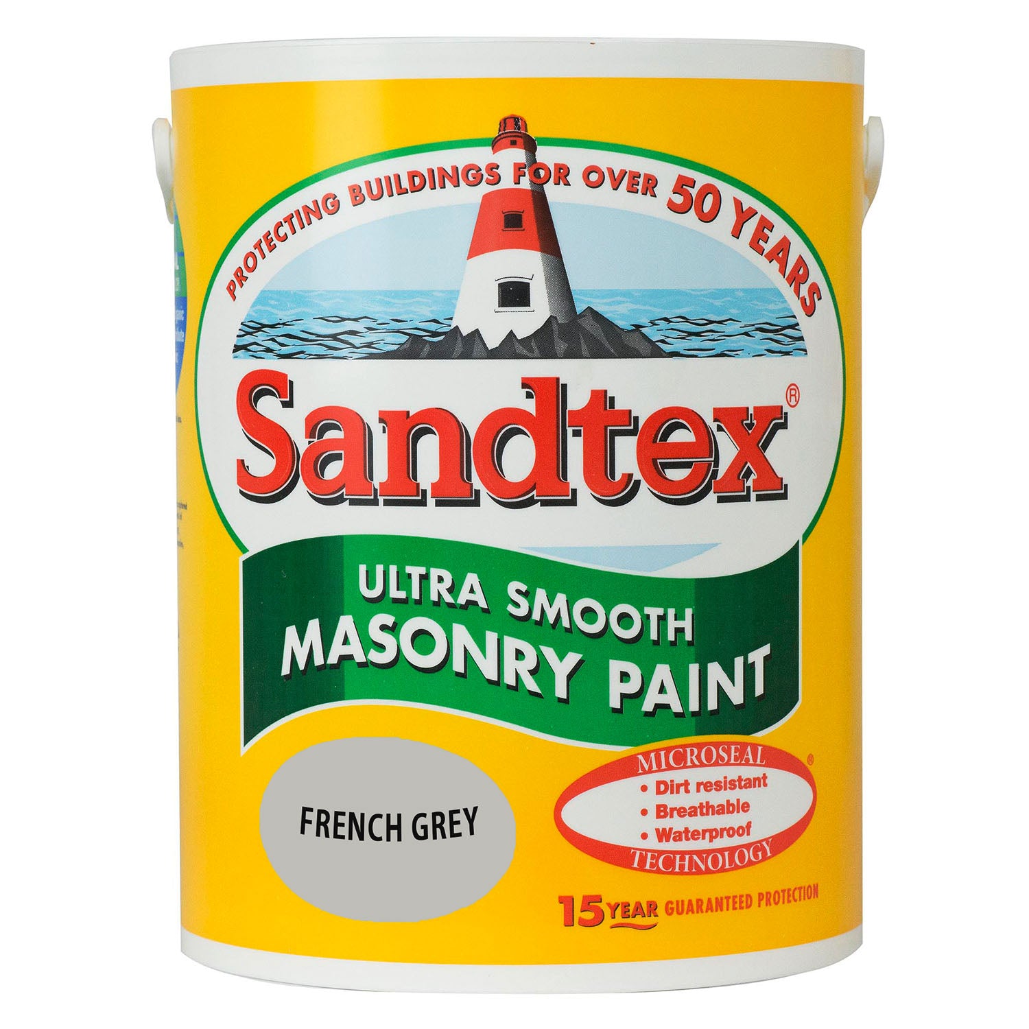 Sandtex Ultra Smooth Masonry Paint - 5L French Grey