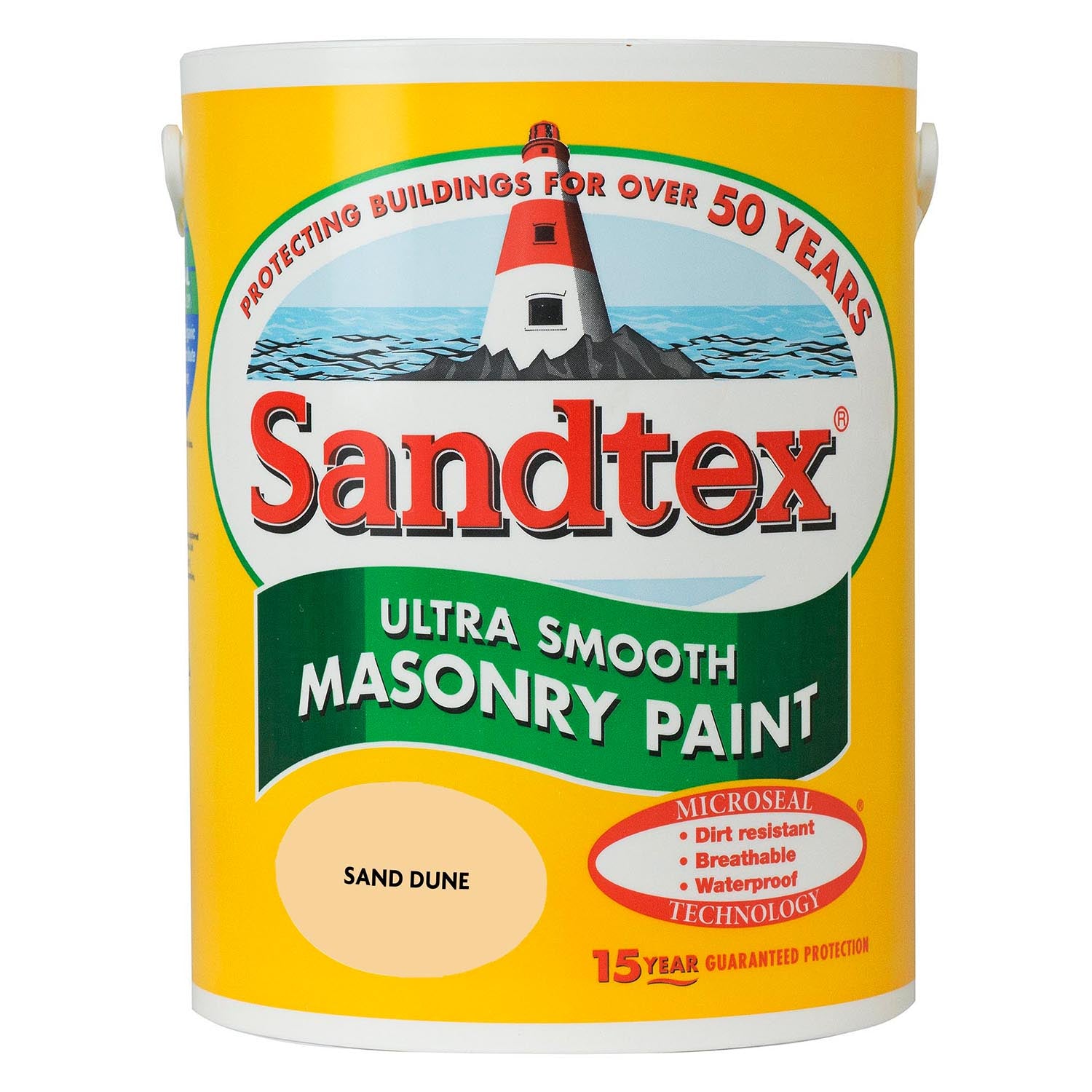 Sandtex Ultra Smooth Masonry Paint - 5L Sand Dune