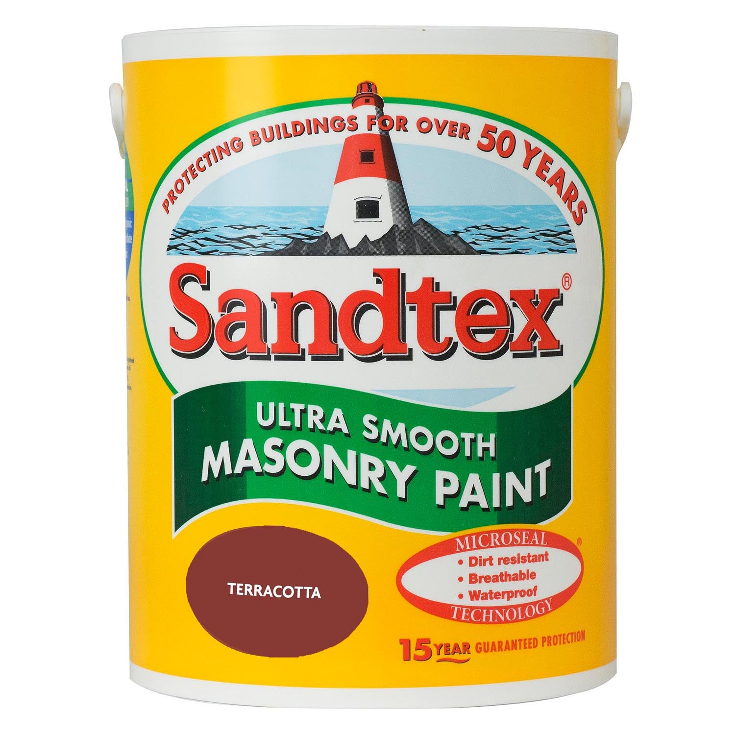 Sandtex Ultra Smooth Masonry Paint - 5L Terracotta