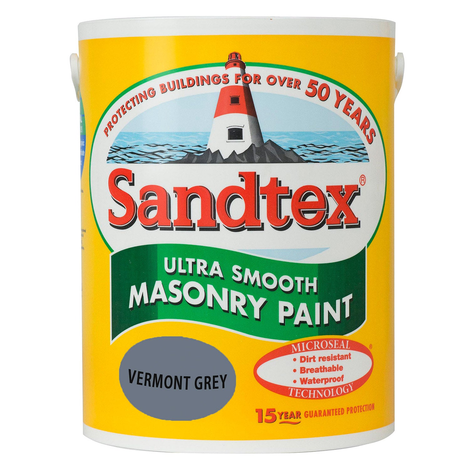 Sandtex Ultra Smooth Masonry Paint - 5L Vermont Grey