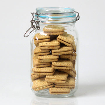 1500ml Glass Clip Jar Storage