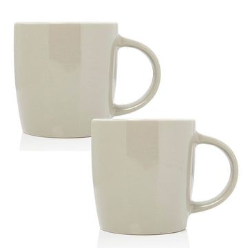 2pcs 350ml Essentials Glossy Putty Stoneware Mug