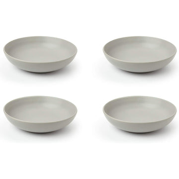 Sabichi Set of 4 Matt Grey Pasta Bowls Set