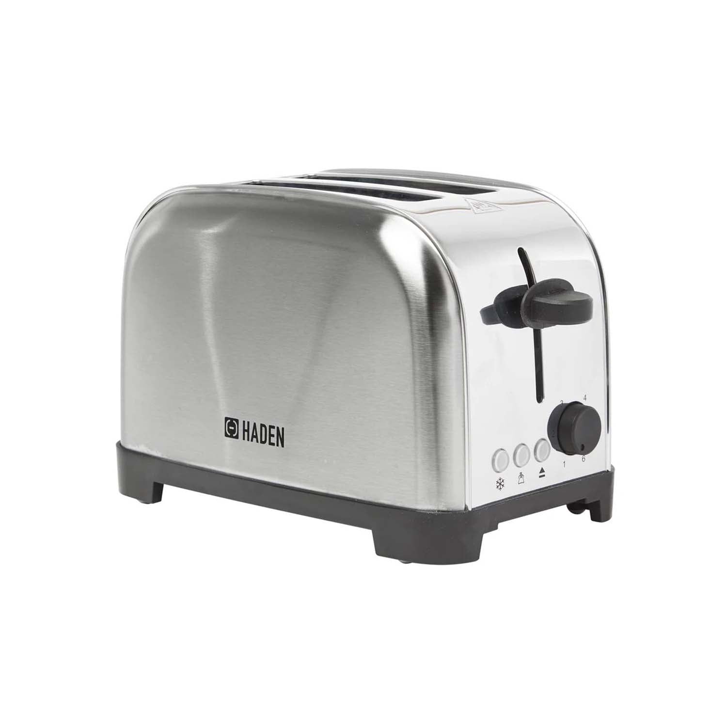 2 Slice Silver Extra Wide Slot Toaster With Crumb Tray