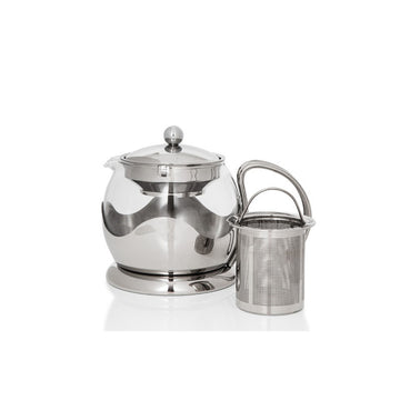 Sabichi 750ml Glass Stainless Steel Teapot with Infuser