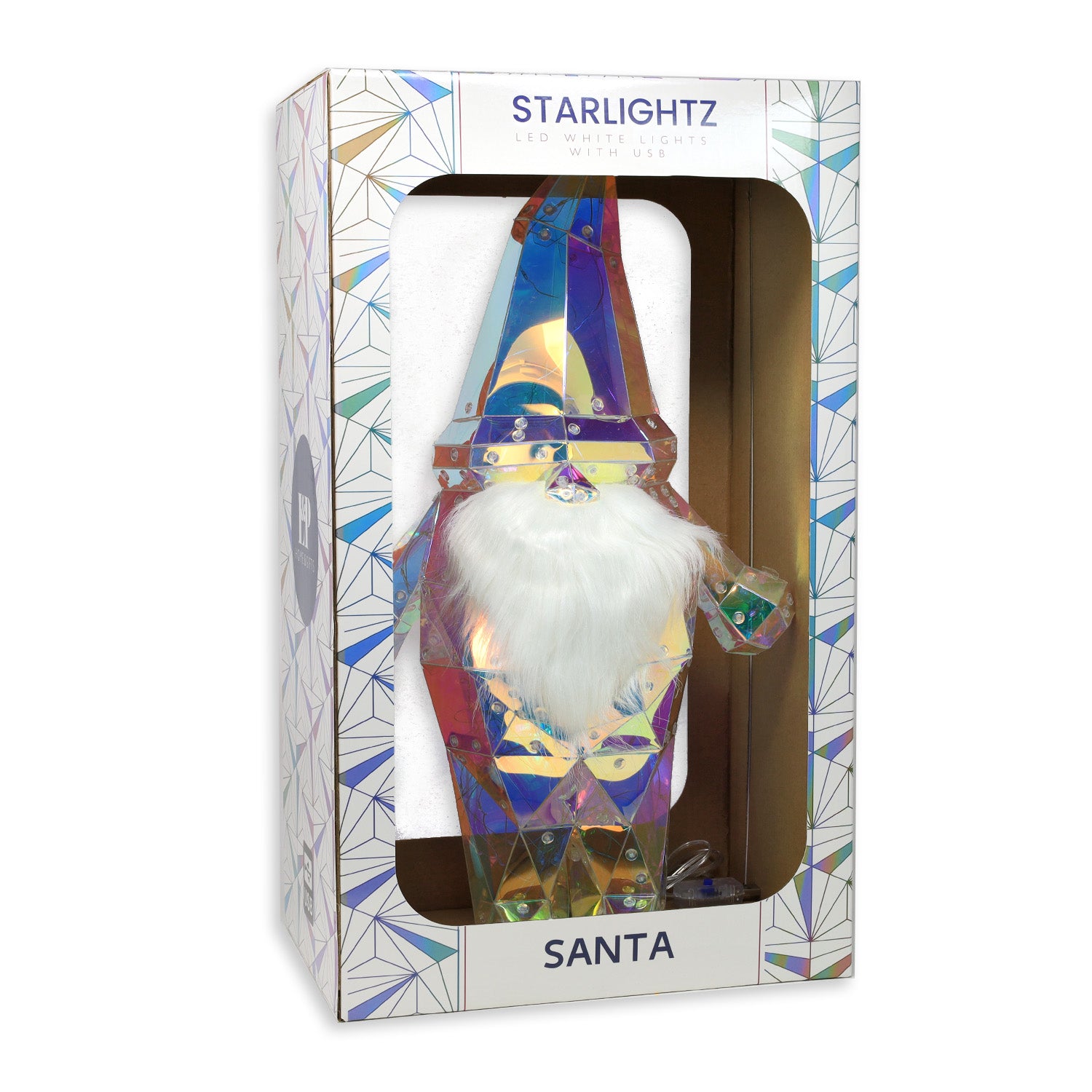 Santa Claus Holographic Color Changing Interactive LED Lamp