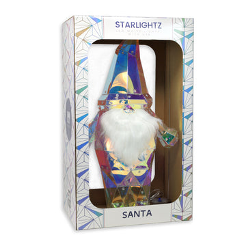 Santa Claus Holographic Color Changing Interactive LED Lamp