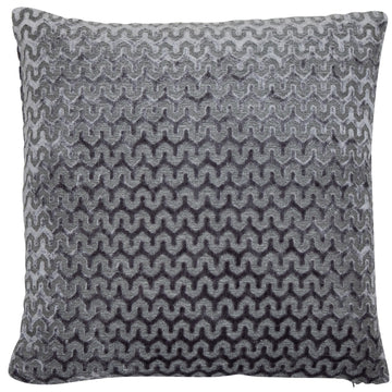 Malini Large Oslo Filled Cushion 56x56cm - Slate Grey