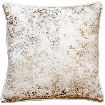 Malini Shimmer Filled Cushion 45x45cm - Gold & Ivory